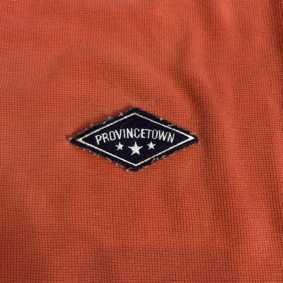Provincetown Spirit Activewear Orange Long Sleeve Unisex Heavy T shirt Size S - Picture 5 of 7